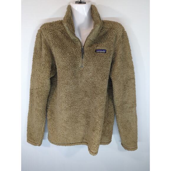 Patagonia Brown Los Gatos 1/4-Zip Pullover Sweater Mens S Fleece Outdoor Gorp - Picture 2 of 8